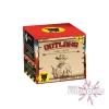 The "Outlaws" 25 Shot Roman Candle Cake by Black Cat features a bold cowboy design and offers a thrilling single light adventure for your celebrations.